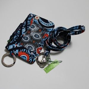 Vera Bradley ZIP ID LANYARD SET